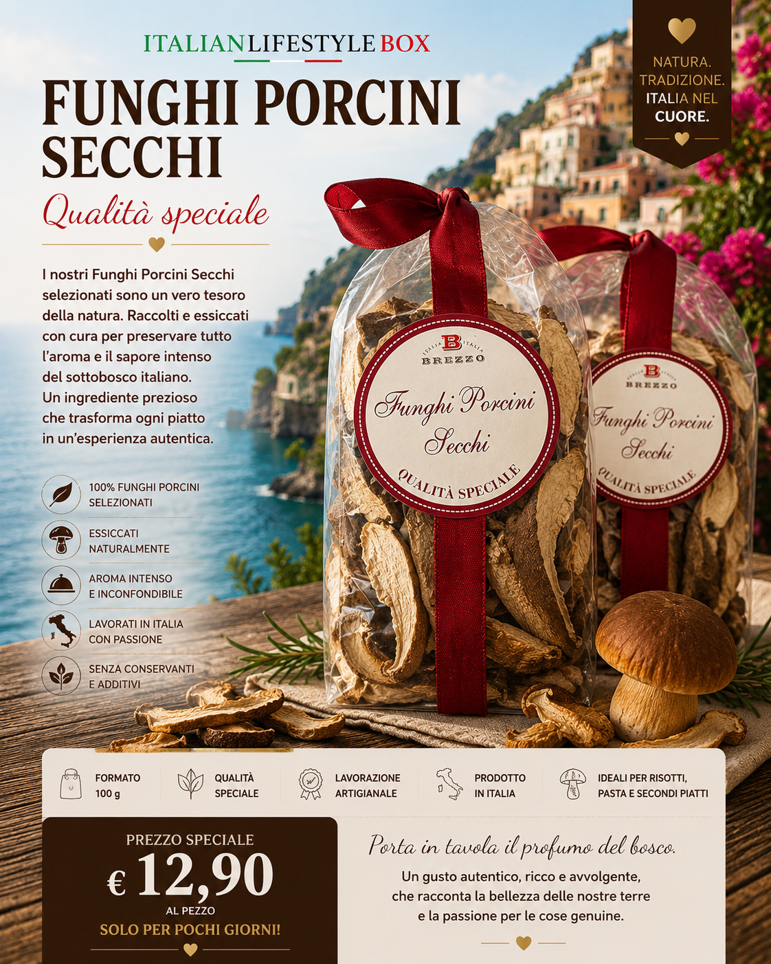 Funghi porcini secchi